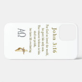 John 3:16 Case-Mate iPhone case (Achterkant (horizontaal))