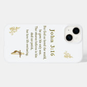John 3:16 Case-Mate iPhone case (Achterkant (horizontaal))
