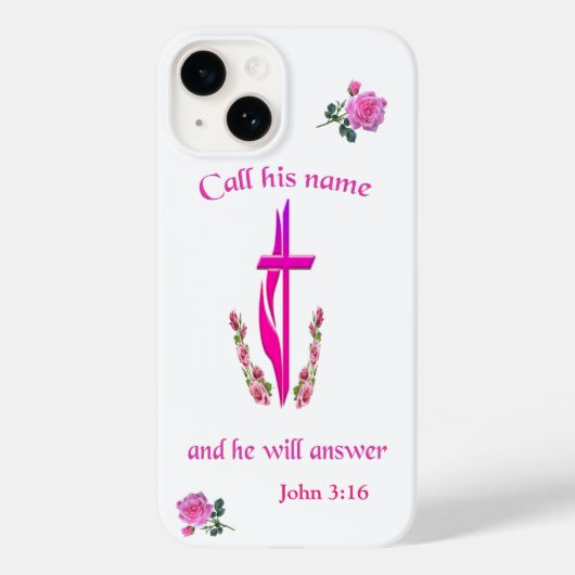 John 3:16 Case-Mate iPhone case (Achterkant)