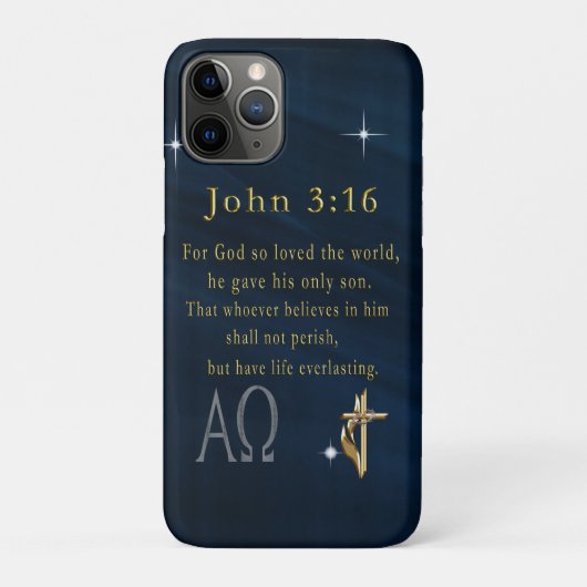 John 3:16 Case-Mate iPhone case (Achterkant)