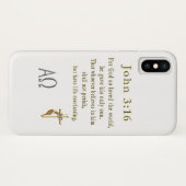 John 3:16 Case-Mate iPhone case (Achterkant (horizontaal))