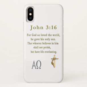 John 3:16 iPhone x hoesje