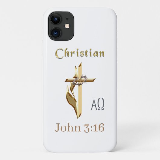 JOhn 3:16 Case-Mate iPhone Case (Achterkant)