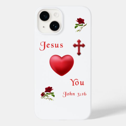 John 3:16 Case-Mate iPhone case (Achterkant)