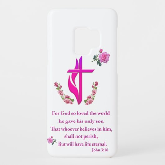 John 3:16 Case-Mate samsung galaxy hoesje (Achterkant)