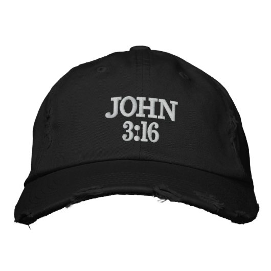 JOHN 3:16 CASQUETTE (Devant)