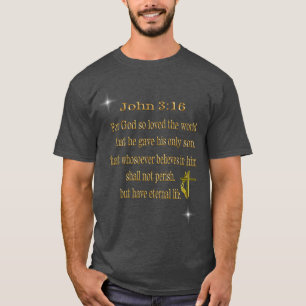 John 3:16 Christelijk t-shirt