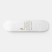 John 3:16 Christelijke cadeauskateboard Skateboard (Horizontaal)