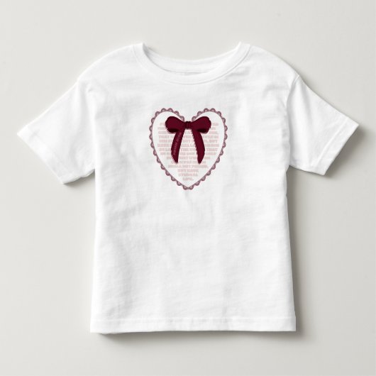 John 3:16 - Christian Valentine Kinder Shirts (Voorkant)