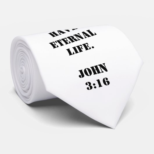 John 3:16 Cravate (Roulé)