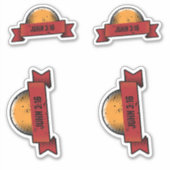 John 3:16 Design Custom-Cut Vinyl Sticker (Voorkant)