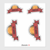 John 3:16 Design Custom-Cut Vinyl Sticker (Vel)