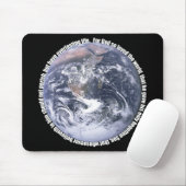John 3:16 Earth Christelijk Mousepad Muismat (Met muis)