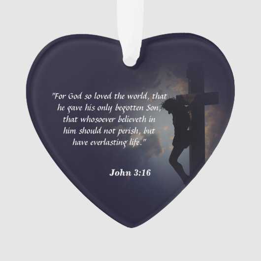 John 3:16 Écriture (devant)