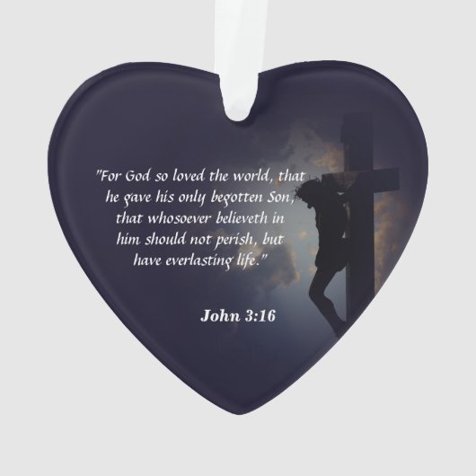 John 3:16 Écriture (dos)