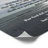 JOHN 3:16 en JOHN 3:17 Poster (Hoek)