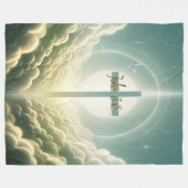 John 3:16 fleece deken (Voorkant (Horizontaal))