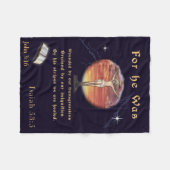 John 3:16 fleece deken (Voorkant (Horizontaal))