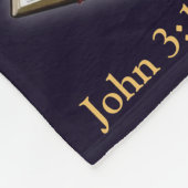John 3:16 fleece deken (Hoek)