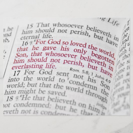 John 3:16 flyer (Voorkant)