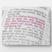 John 3:16 fotoplaat (Voorkant)
