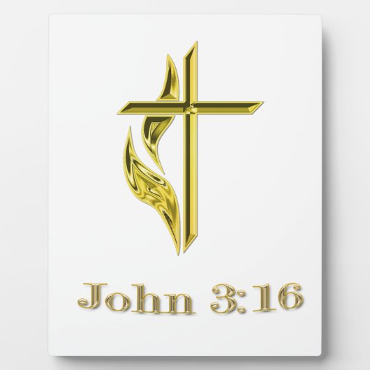John 3:16 fotoplaat (Voorkant)
