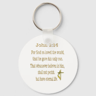 John 3:16 Gifts Sleutelhanger