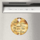 John 3:16 God was dol op de wereldBijbel Verse Cus Magneet (Insitu (Vaatwasser))