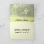 John 3:16 God zo geliefd over de wereld die hij zi Kaart (Binnen)