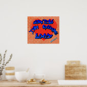 John 3:16 Graffiti Poster (Cuisine)