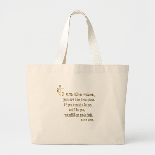 John 3:16 grote tote bag (Voorkant)