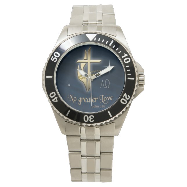 John 3:16 horloge (Voorkant)