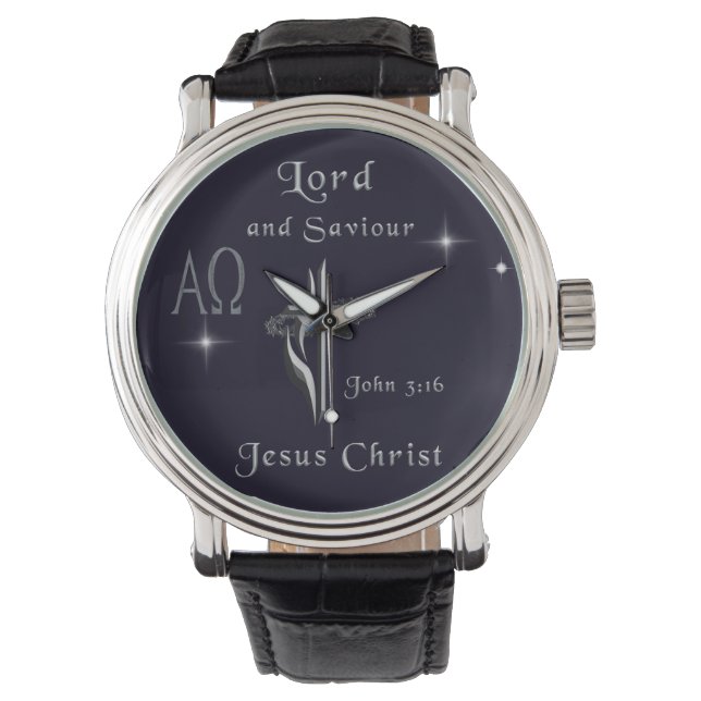 John 3:16 horloge (Voorkant)