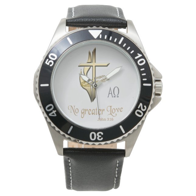 John 3:16 horloge (Voorkant)