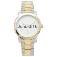 JOHN 3:16 HORLOGE