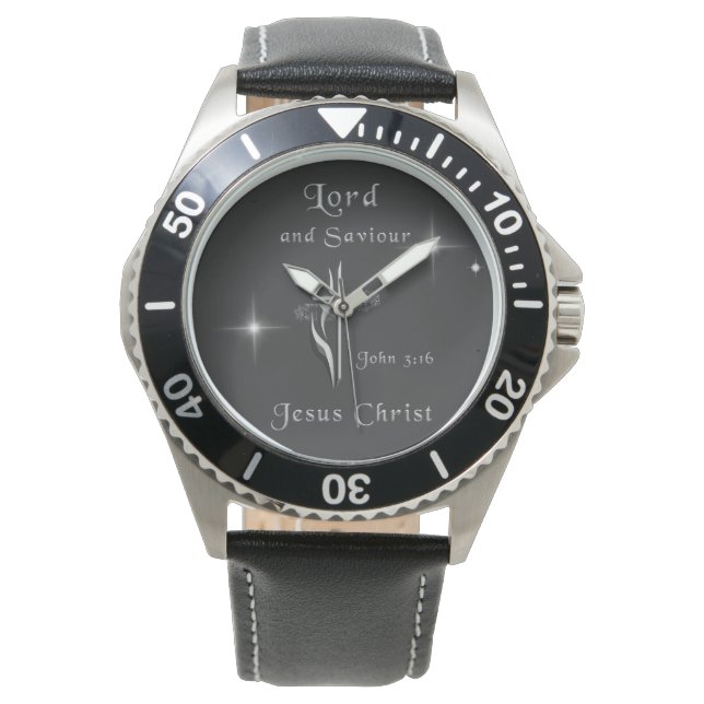 John 3:16 horloge (Voorkant)