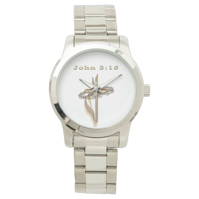 John 3:16 horloge (Voorkant)
