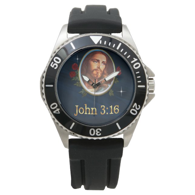 John 3:16 horloge (Voorkant)