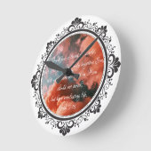 John 3:16 Horloge murale (Angle)