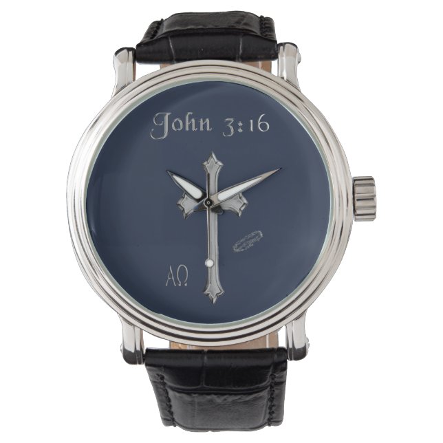 John 3:16 horloges (Voorkant)