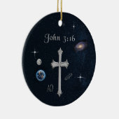 John 3:16 keramisch ornament (Rechts)