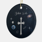 John 3:16 keramisch ornament (Links)