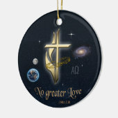 John 3:16 keramisch ornament (Links)