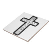 John 3:16 Kruis alleen Tegeltje (Zijkant)
