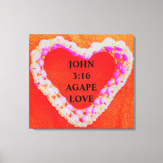 JOHN 3:16 LEEFTIJD CANVAS AFDRUK