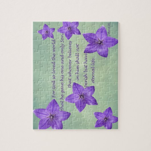 John 3:16 legpuzzel (Verticaal)