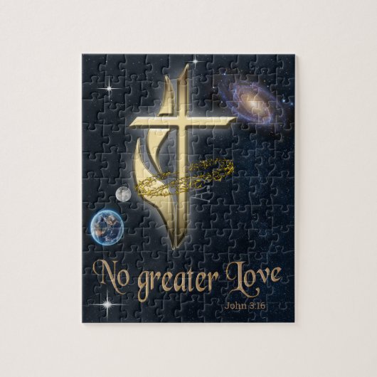 John 3:16 legpuzzel (Verticaal)