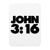 John 3:16 magneet (Verticaal)