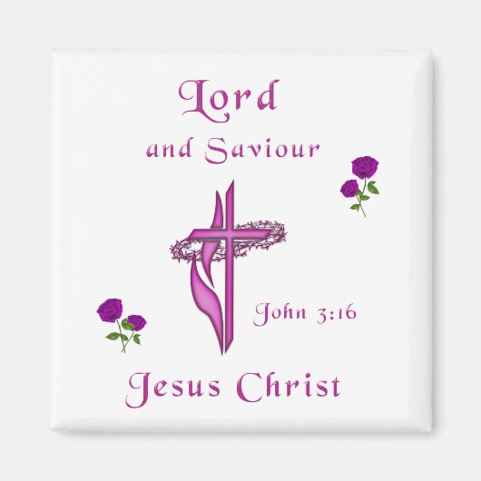 John 3:16 magneet (Voorkant)