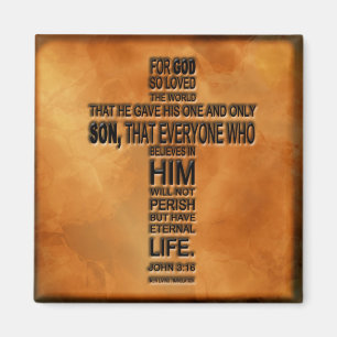 John 3:16 Magnet